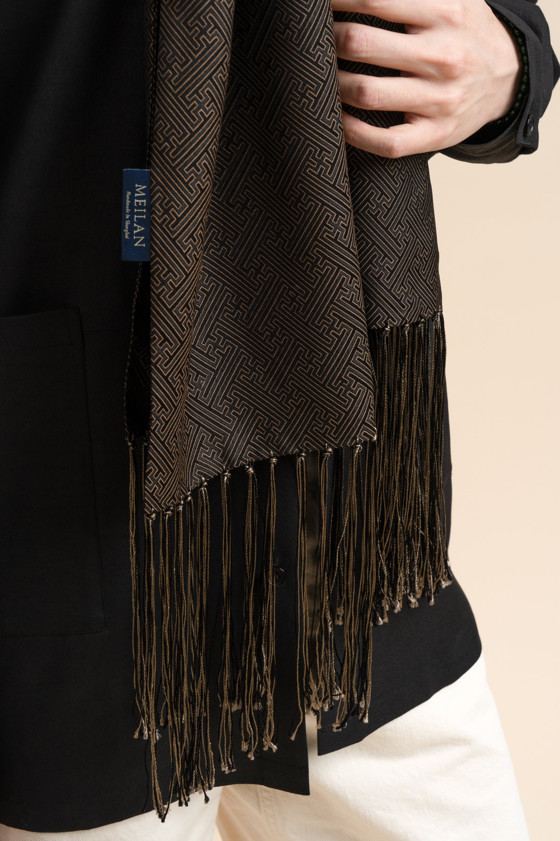 Song Brocade Silk Scarf