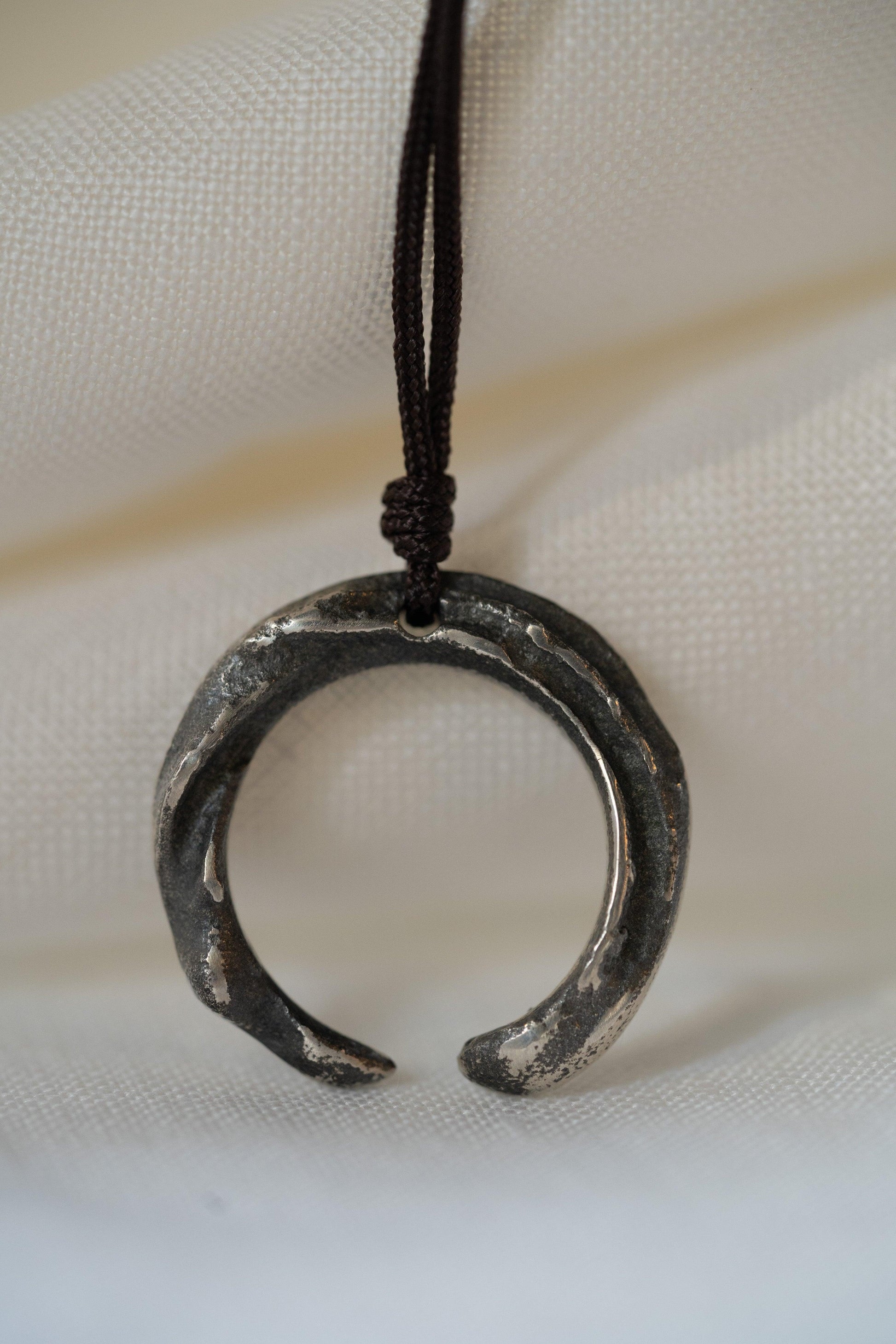 Enso Pendant - Silver - Meilan Jewelry & Arts Ltd