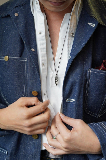 Sterling Silver Open Peapod Pendant - Meilan Jewelry & Arts Ltd