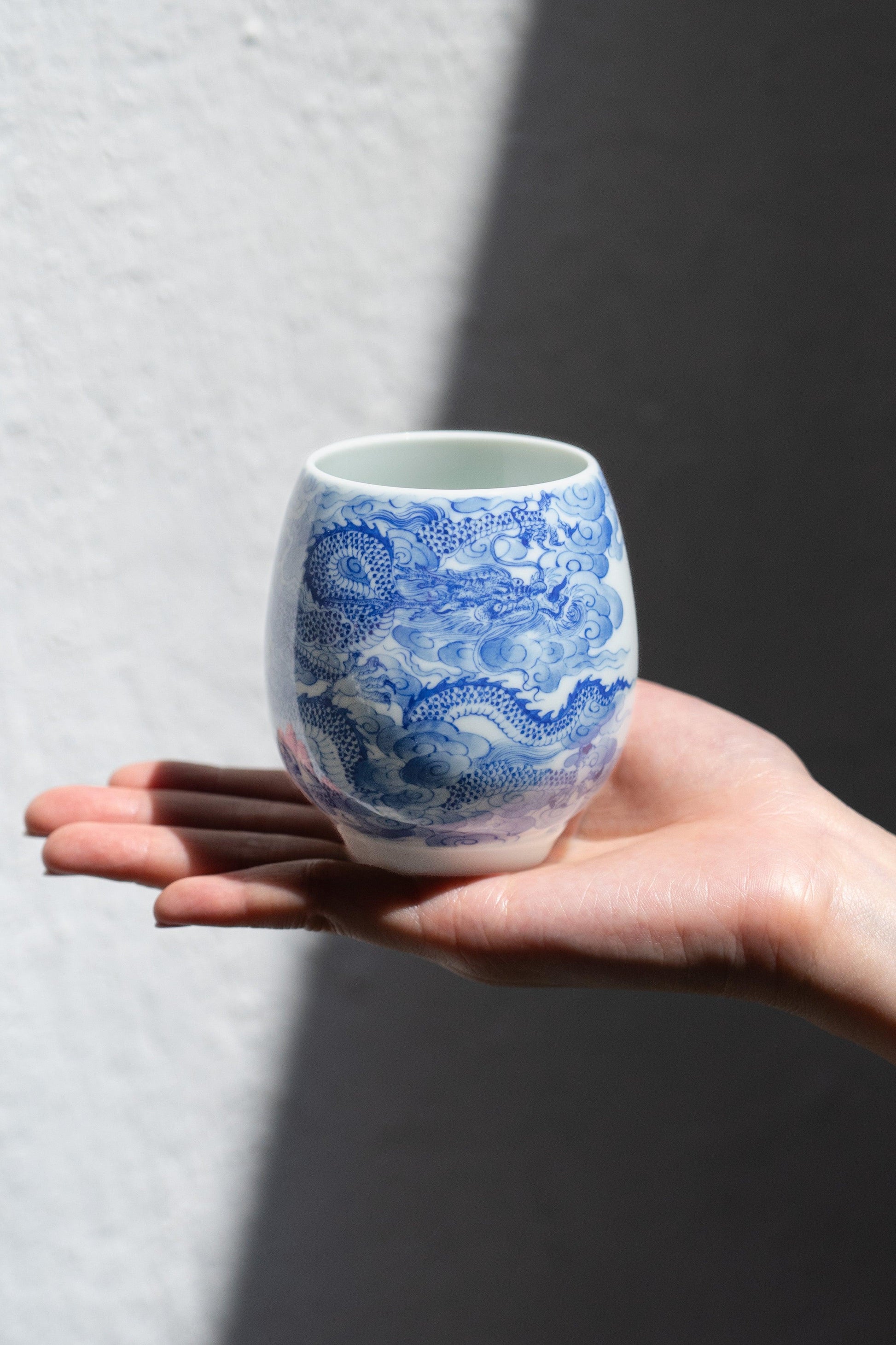 Porcelain Cup - Dragon - Meilan Jewelry & Arts Ltd