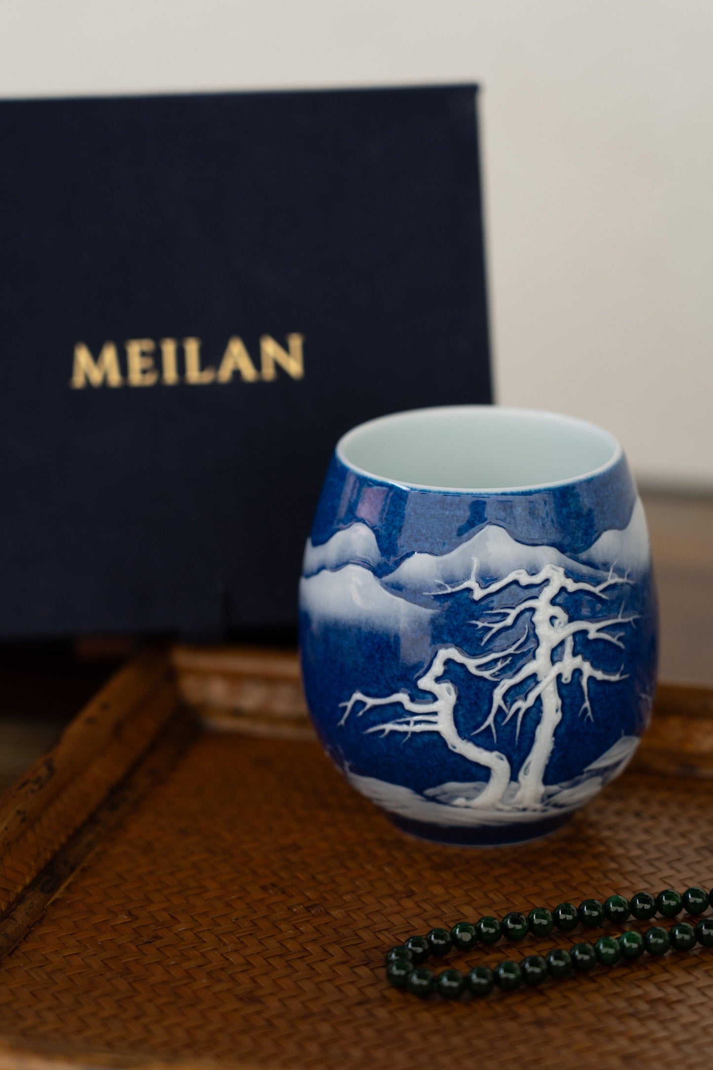 Porcelain Cup - First Snow - Meilan Jewelry & Arts Ltd