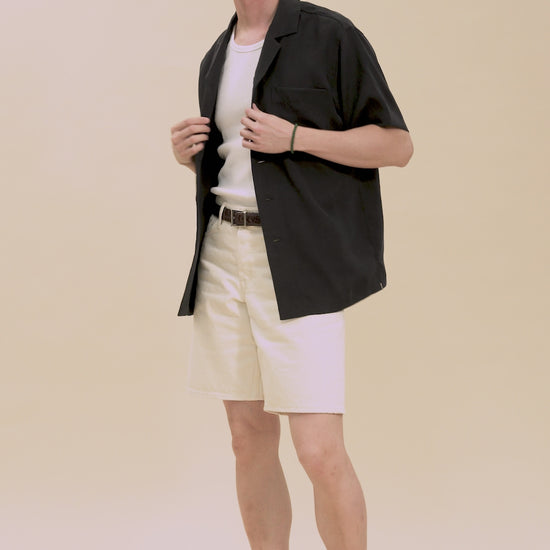 Pure Silk Shirt - Black