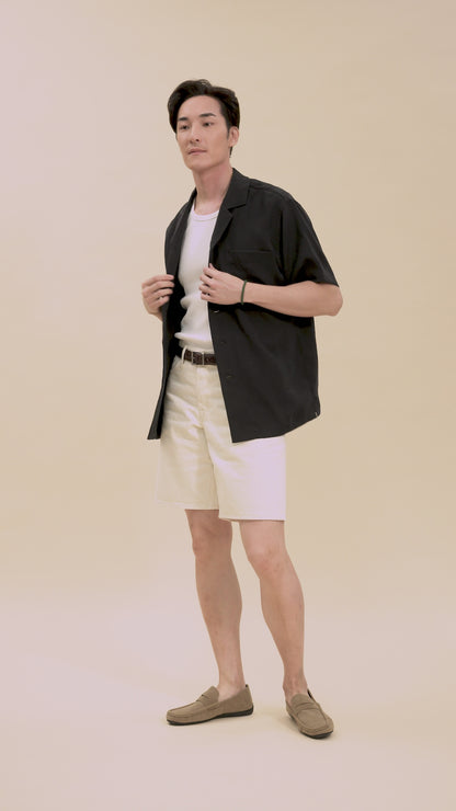 Pure Silk Shirt - Black