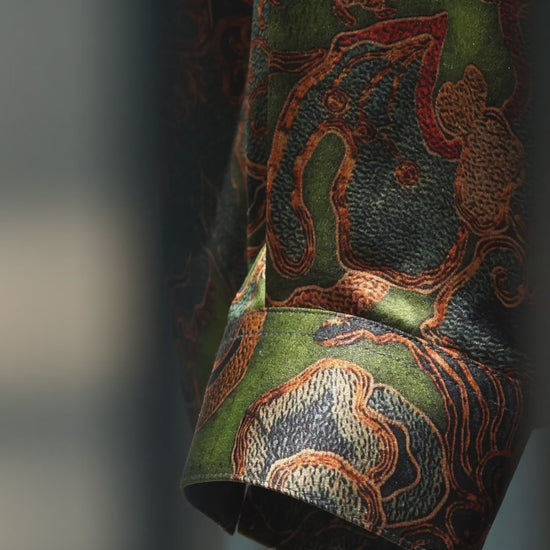 Pure Silk Shirt - Crown of Thorns