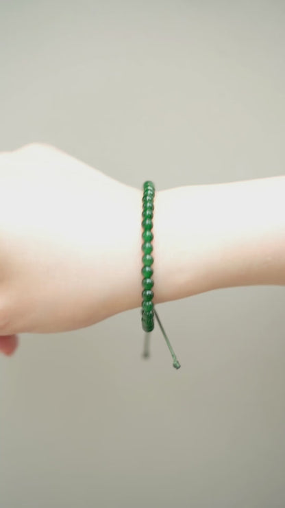 Full Bead Bracelet- Jadeite - Green - 08