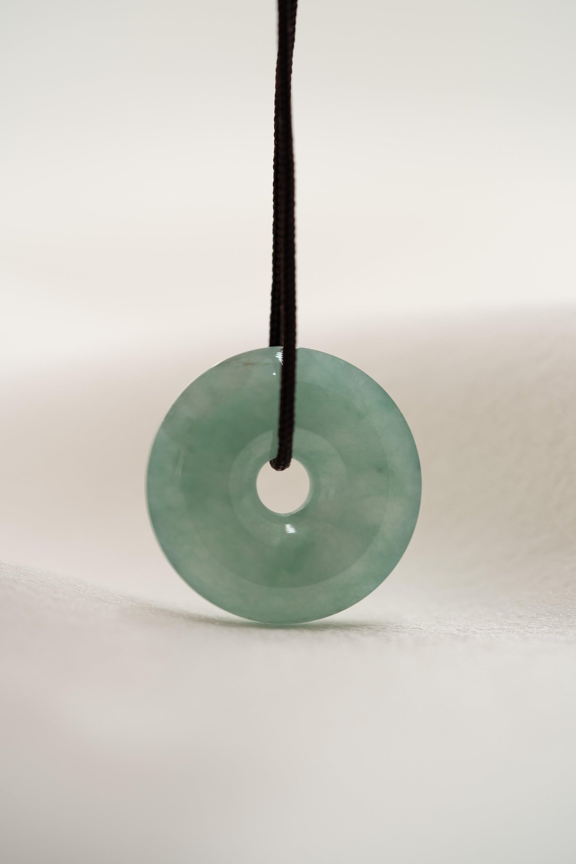 Zen Doughnut - Jadeite - #91 - Meilan Jewelry & Arts Ltd